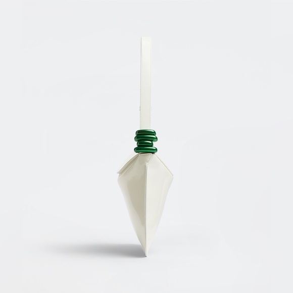 Bottega veneta white flap shoulder bag - Picture 10 of 12